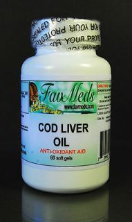 Cod Liver Oil 1250mg, High Quality joint pain, anti oxidant, heart 