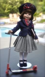 TRAVEL TIME BETSY MCCALL 14 INCH Tonner Doll OUTFIT mint BONUS SCOOTER 