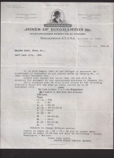 1916 Jones of Binghamton NY Osgood Rensselaer Scale Works Co 