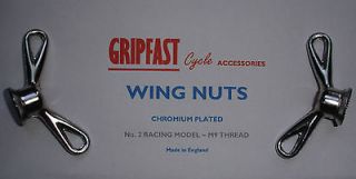   No.2 Butterfly Wing Nuts for Pashley Cycles & Sturmey Archer Hubs