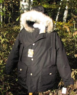 NEW Mens WOOLRICH ARCTIC PARKA Down Coat  EXTRA LARGE   BLACK