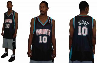 Mike Bibby Vancouver Grizzlies 100 Original 1990s Vintage NBA Jersey 