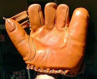 Bill Nicholson Dubow Split Finger Baseball Glove Super