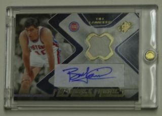   Fabrics Authentic Game Used Jersey Patch Bill Laimbeer