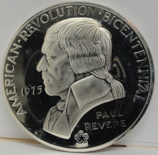 1975 Paul Revere Silver Bicentennial Proof Coin Medal