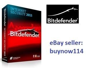 Bitdefender Internet Security 2013 3pcs 2years Antivirus Antispyware 