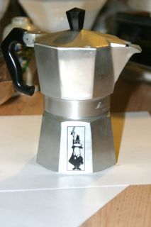 Vintage a. BIALETTI CRUSINALLO Moka Express Coffee Maker Aluminum Made 