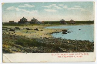 North Falmouth Mass Silver Beach Cape Cod Postcard