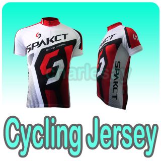 Short Sleeve Cycling Biking Jersey Bicycle Shirt RD 2XL