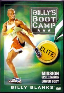 Billy Blanks Bootcamp Elite Mission Spot Training Lower Body DVD Boot 