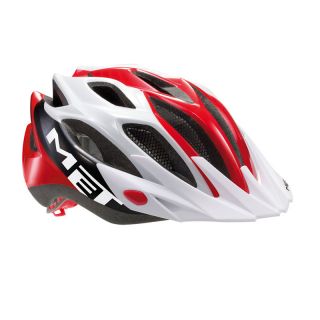 Met Crossover MTB Road Bike Helmet Red Black White Universal Fit 2012 