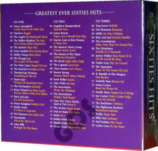 The Greatest Ever Sixties 3 CD Collection 60 Original Tracks 