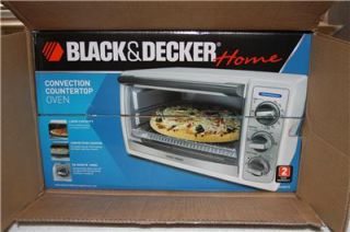 Black Decker Convection Toaster Oven White