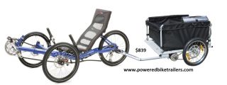 Bike Kits Electric Powered Bicycle Trailers Extra Throttle for Trailer 