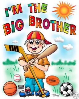 Big Brother T Shirt Hockey Bat Free Customizing