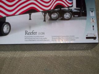 Testors Big Rig Truck Trailer Reefer Metal Series Model