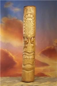Tiki Mask 40 Hand Carved Wood Big Smile Hawaiian Tribal Wall Art 