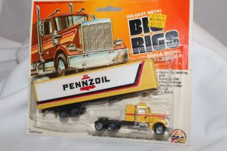Zee Toys Big Rigs Pennzoil Semi Truck Mint on Card