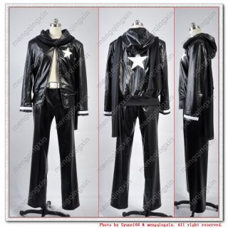 Black Rock Shooter Black Gold Saw man cosplay costume ANY SIZE