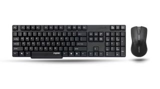   Rapoo Brand New 1800 PRO 2.4GHz USB Wireless Keyboard & Mouse Bundles