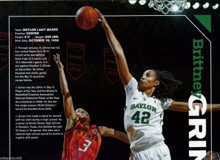 March 2012 Sports Illustrated Kids Si SIFK poster BRITTNEY GRINER 