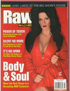 WWE Raw Wrestling Magazine Diva Chyna Big Show 3 00