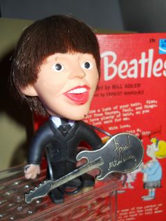 Vintage Beatle Remco Paul McCartney Doll and Collectors Dear 