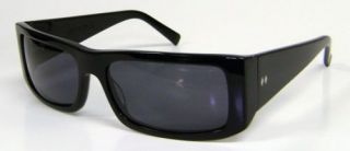 Tres Noir Big Iron II Glasses in Shiny Black Hand Made Optics