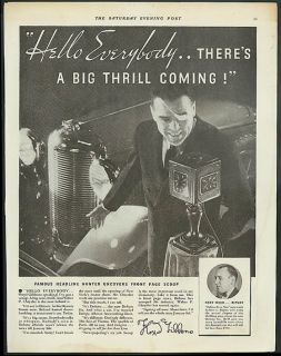 Hello Everybody Theres A Big Thrill Coming Floyd Gibbons for 1932 de 