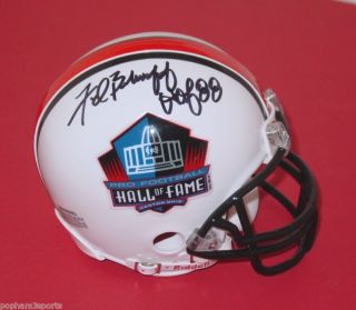 Raiders Fred Biletnikoff Signed Auto HOF Mini Helmet