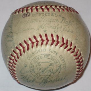 Ted Williams 1954 Red Sox Team Autograph Baseball PSA DNA LOA Boston 
