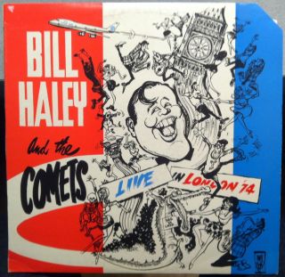 Bill Haley Comets Live in London 74 K 51501 LP A1 B1