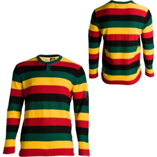 Billabong Mens BM Immportal Henley Sweater Rasta Small Reg $90 00 