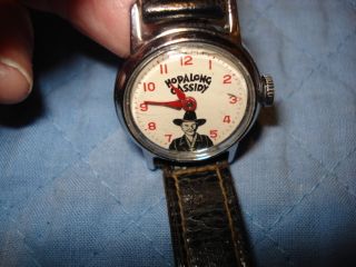 Hopalong Cassidy Timex Character Watch, With Original Band, 1950s 