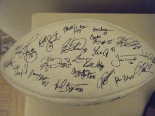 Pittsburgh Steelers Baden Collector Series Stamped Autographed 