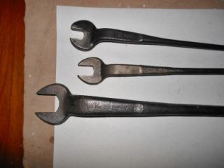   Spud Wrench Wrenches Lot of 3 Williams Fairmount Billings