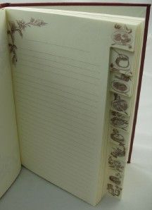 Blank Recipe Cookery Book Journal Personalised Free Beautiful Quality 