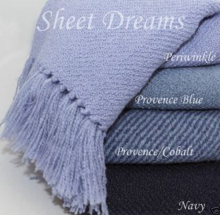 New Churchill Weavers Handwoven Boucle Throw Blanket