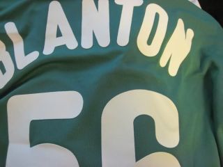 Joe Blanton Phillies St. Patricks Day Game Worn Used Jersey Green BP 