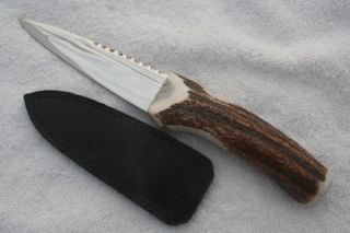 New Genuine Capped Stag Handle Sheffield Sgian Dubh Boxed