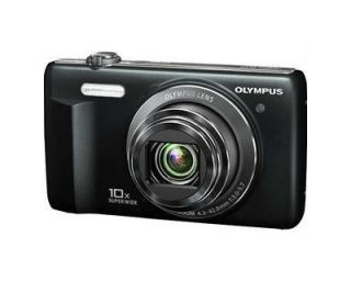 gps appliances olympus vr 340 16 megapixel compact camera black