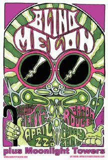 Blind Melon Baton Rouge Original Concert Poster Mint