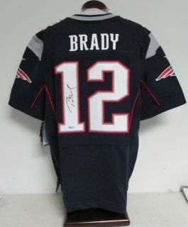 Tom Brady New England Patriots Signed Autographed on Field Nike Jersey 