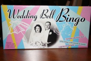 Wedding Bell Bingo Bridal Shower Game Up to 15 People Can Play