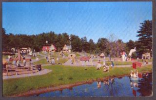 Panorama of Storytown USA Lake George NY Postcard 1967