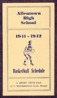   PA High School Basketball Schedule J Birney Crum Coach