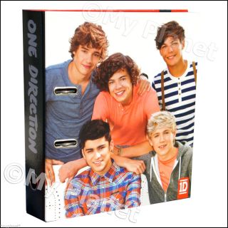   ARCH RING BINDER FOLDER FILE ONE DIRECTION 1D KIDS SCHOOL A4 PAPER NEW