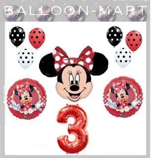 Minnie Mouse Polka Dots Birthday Party Supplies Choice 1st 2nd 3rd 4th 