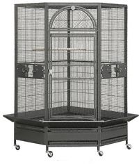 HQ PARROT BIRD CAGES 14022 Corner Cage 44x40 toy toys cockatoos 