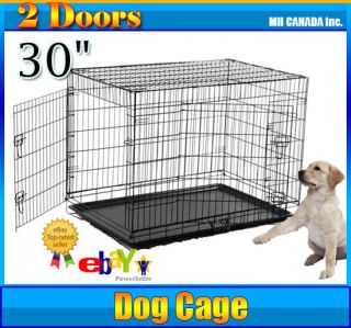   Folding Dog Cage Crate Wire Kennel Cat Bird Cage Pet Supply New